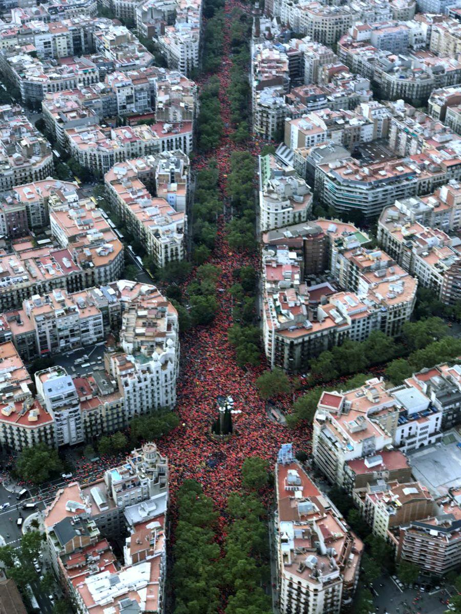 Diada 2018 en Barcelona