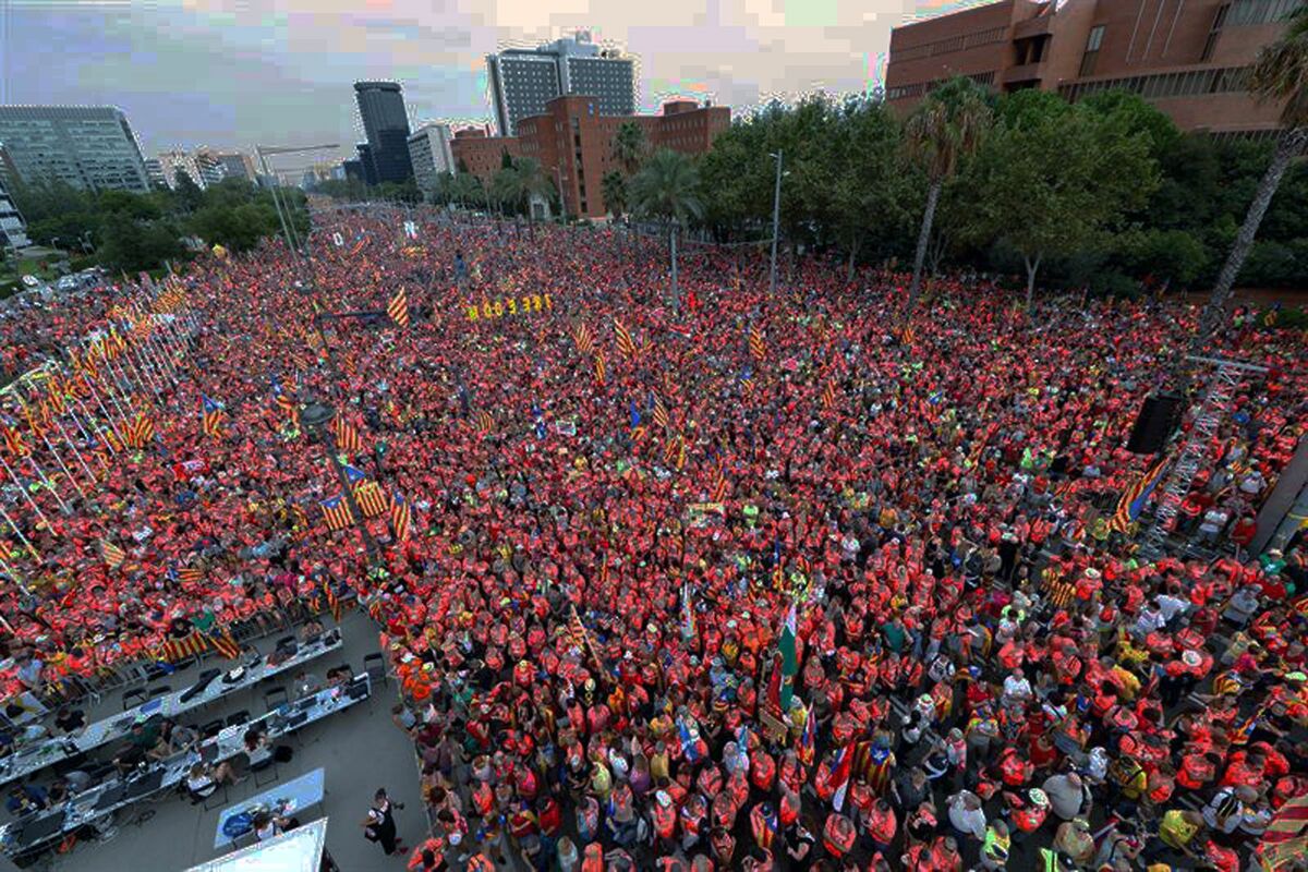 Diada 2018 en Barcelona