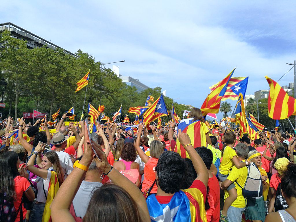 Diada 2018 en Barcelona Plan