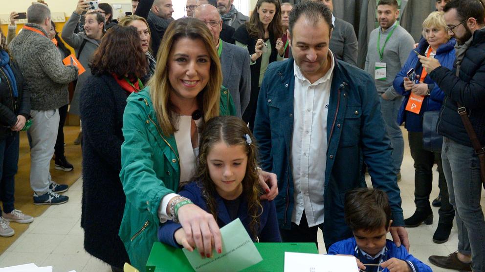 Susana Díaz Votando