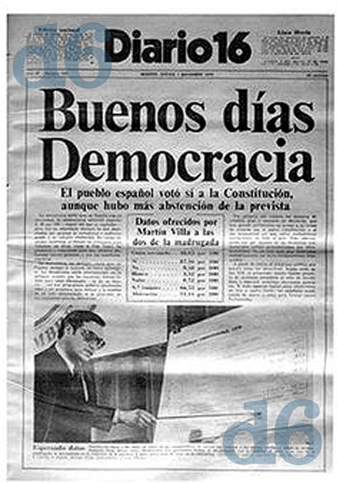 diario 16 constitución espsñola 19781