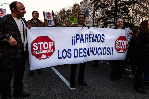 Manifestación antidesahucios Manifestación antidesahucios