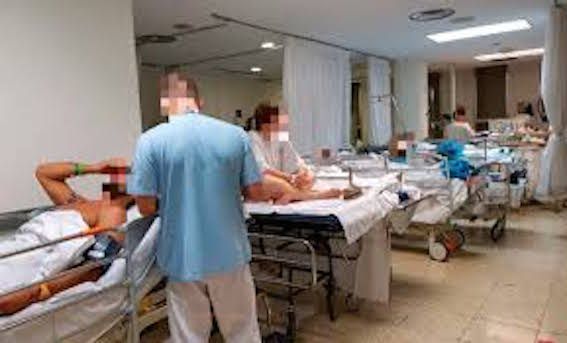 foto saturación hospitales Madrid