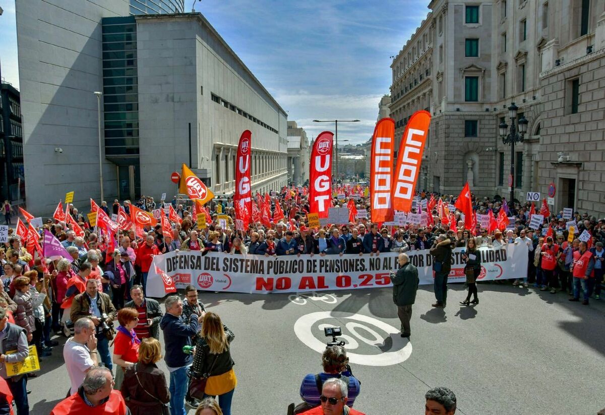 Gobierno Manifestación Gobierno por unas pensiones dignas, foto Agustín Millán (archivo)