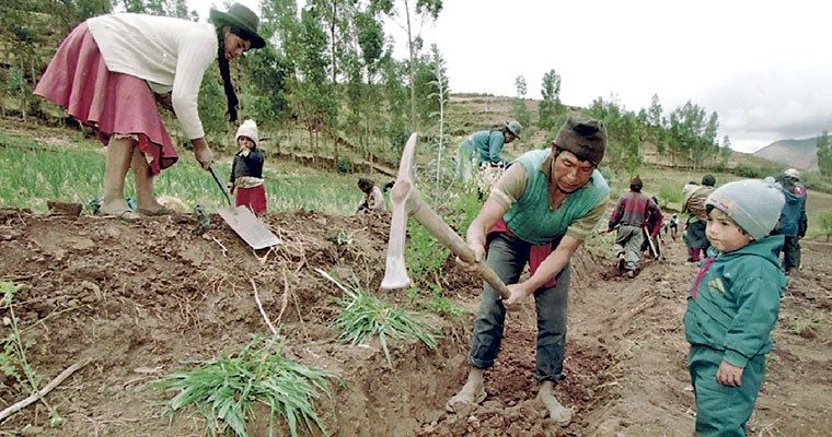 peru campesinos pobres