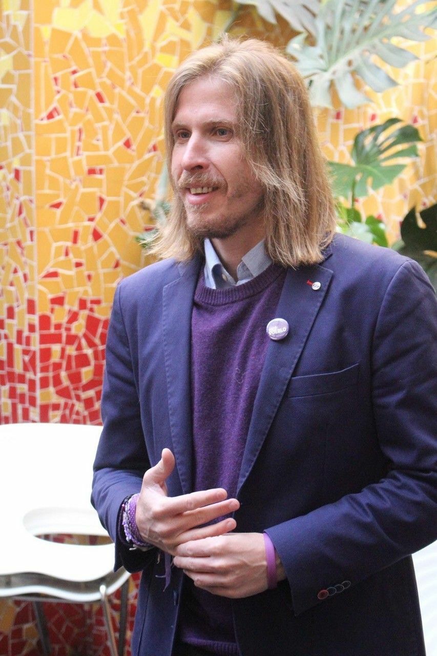 Pablo Fernández, portavoz de Podemos nacional y de CyL