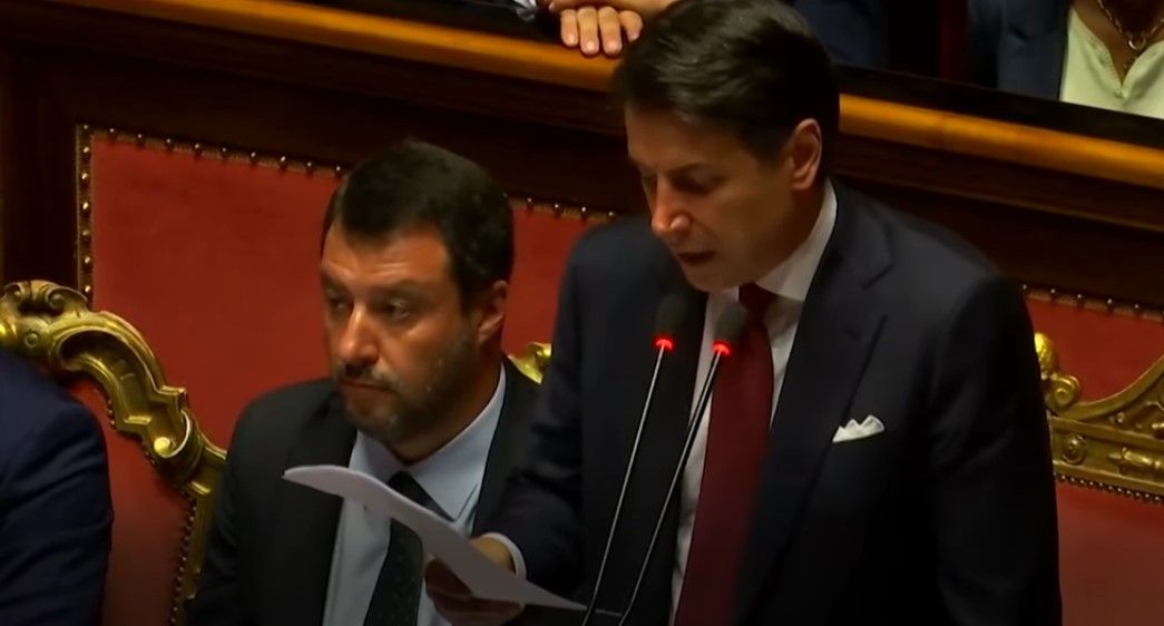 Salvini Conte Senado