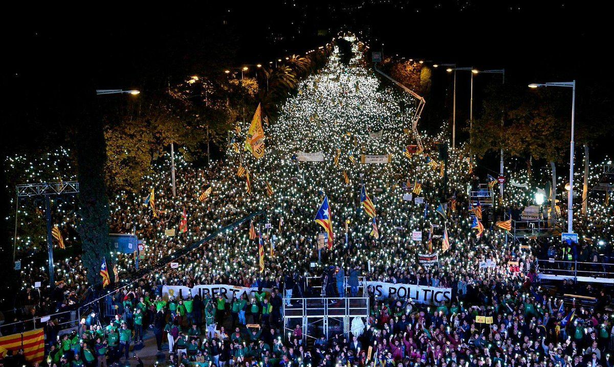 manifestación Cataluña