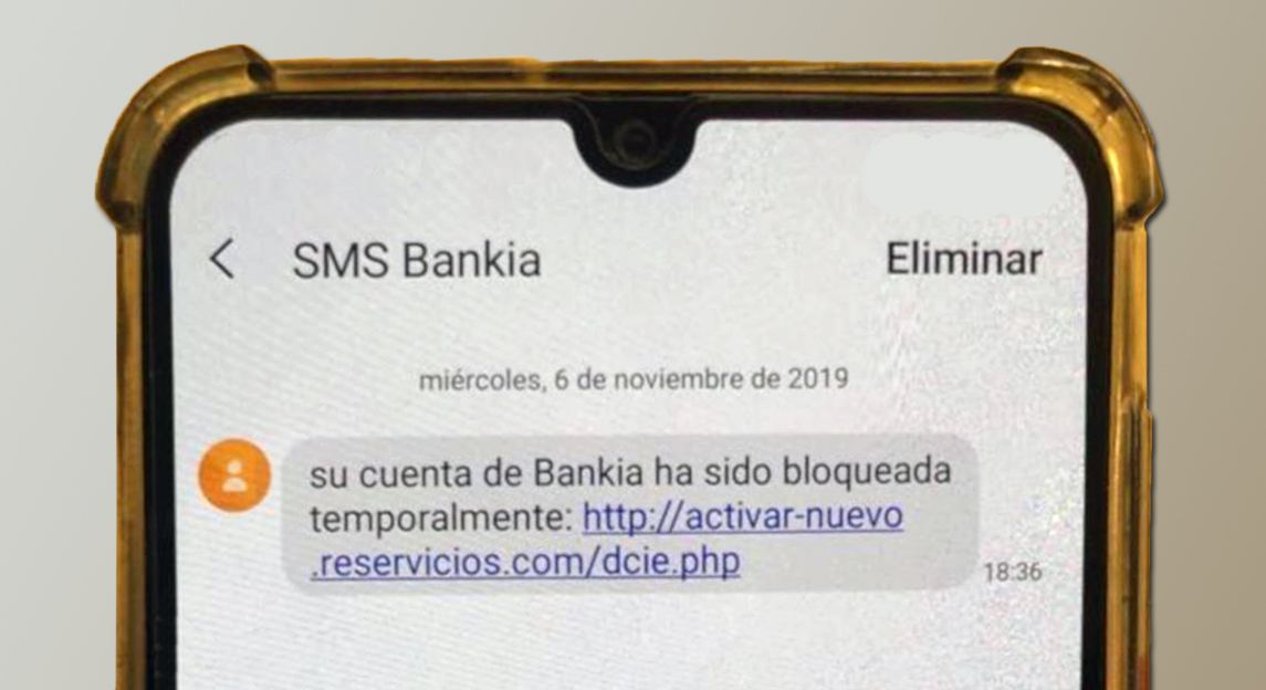 SMS bankia fraude