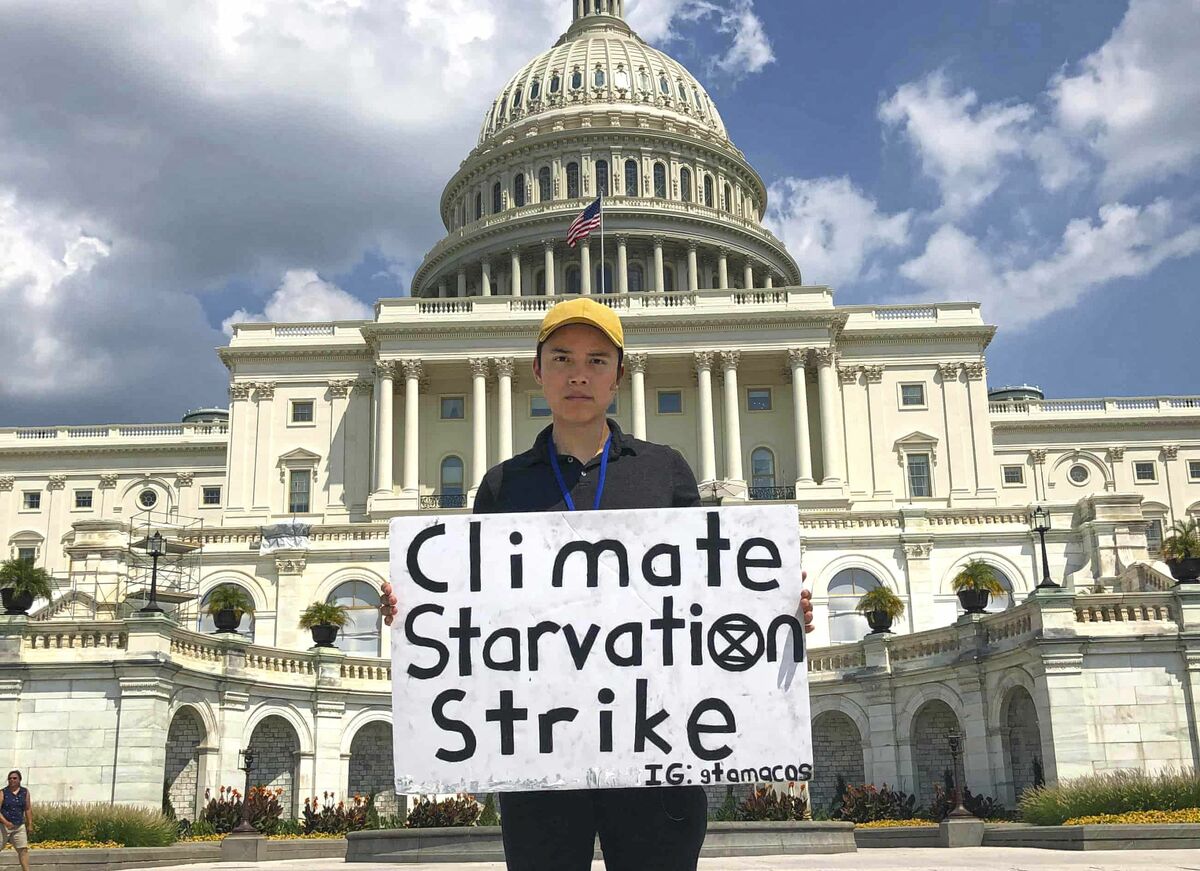 huelga de hambre por el clima