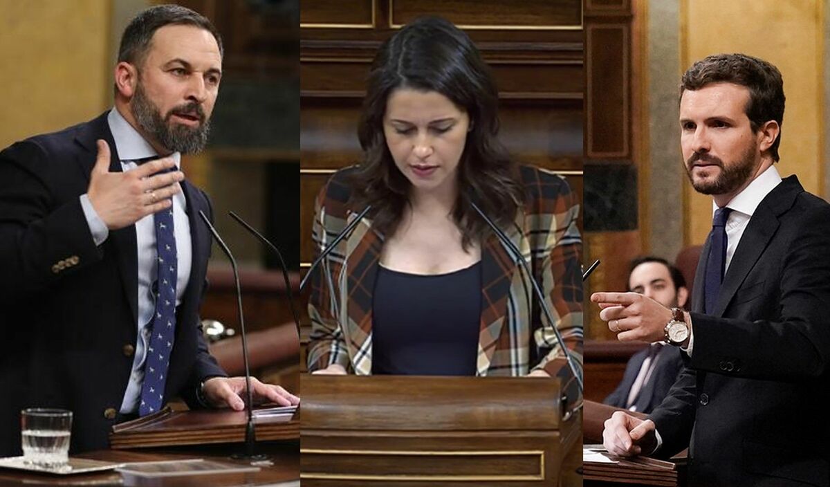 Derechas Casado Abascal Arrimadas