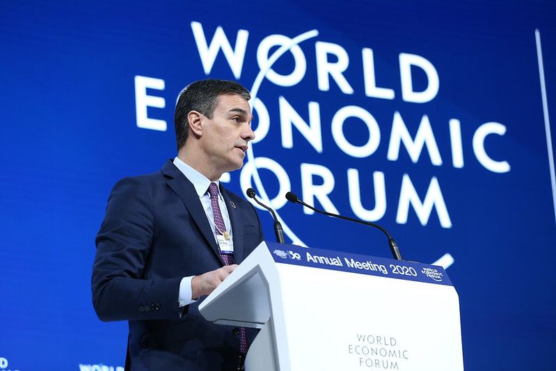 Pedro Sánchez asiste al Foro Económico Mundial en Davos (22:01:2020)