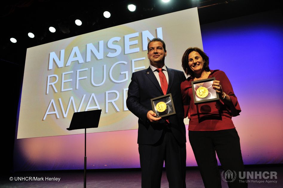 Switzerland. 2016 Nansen Refugee Award ceremony