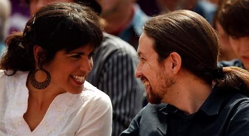 foto Teresa Rodríguez con Pablo Iglesias