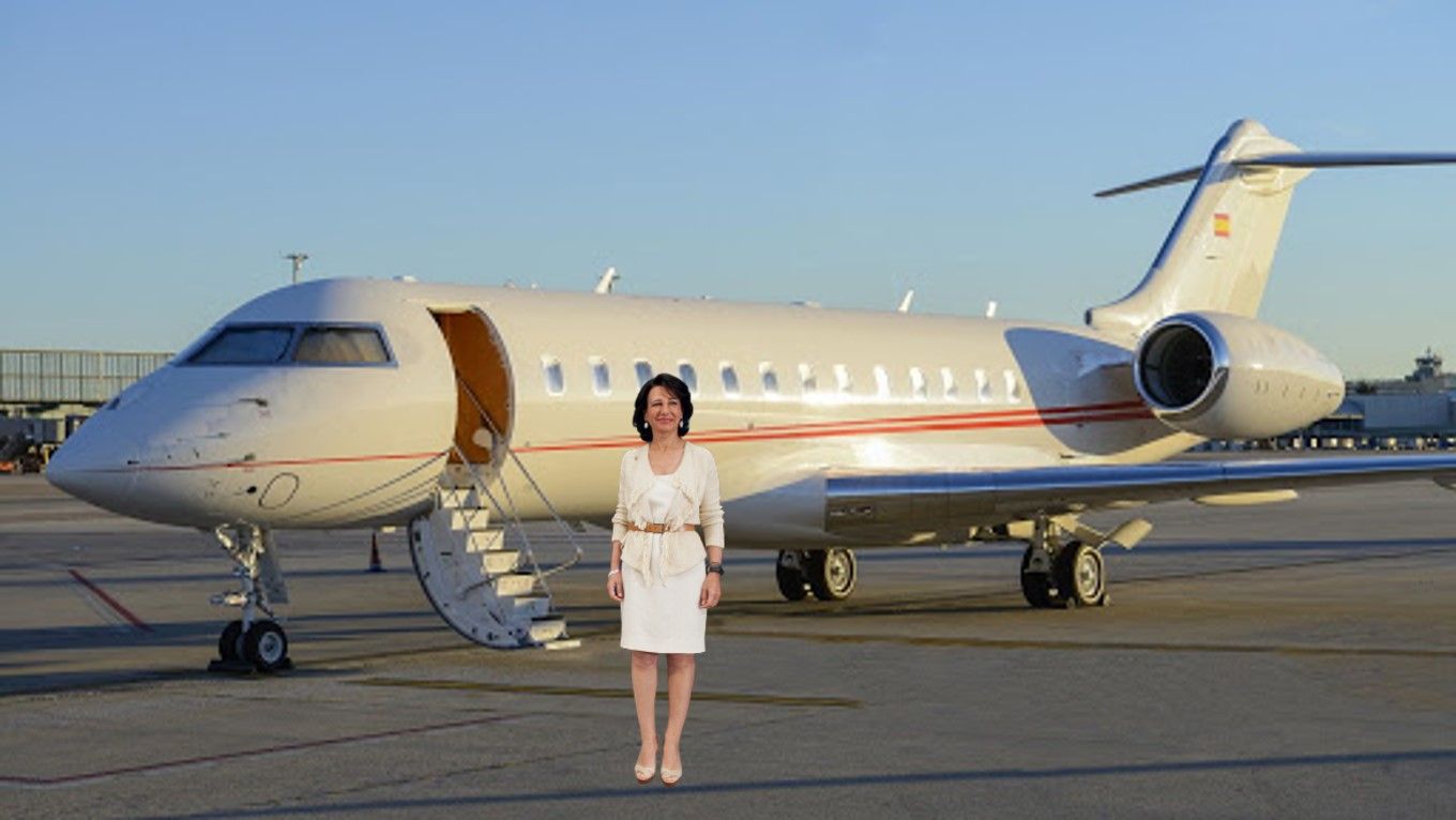 Ana Botin Avion