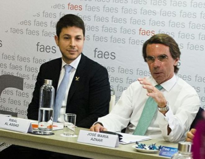 foto Aznar en FAES