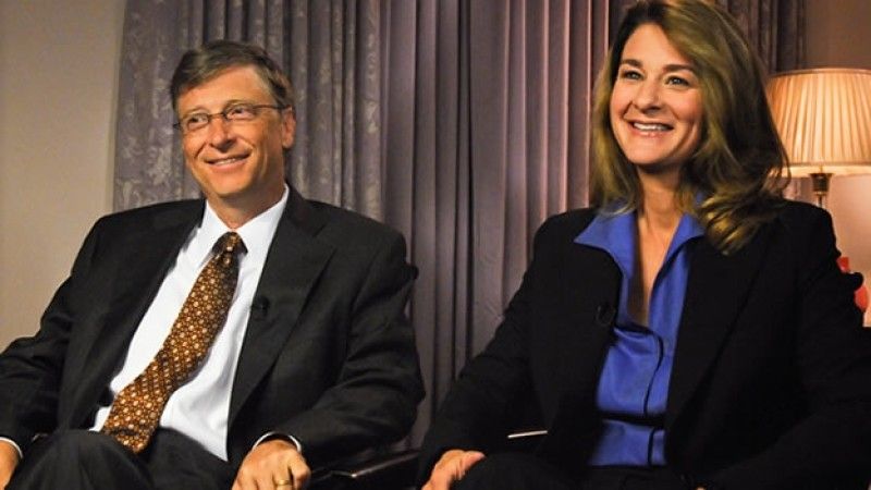 foto Bill Gates y su mujer