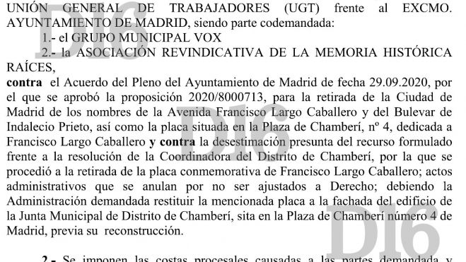 auto restitución Largo Caballero e Indalecio Prieto auto restitución Largo Caballero e Indalecio Prieto