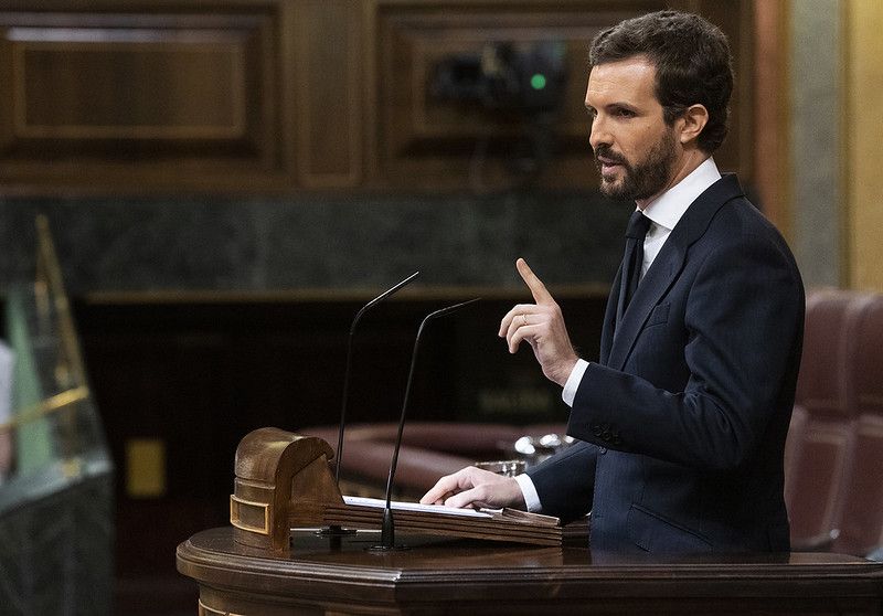 Pablo Casado en el Congreso de los Diputados