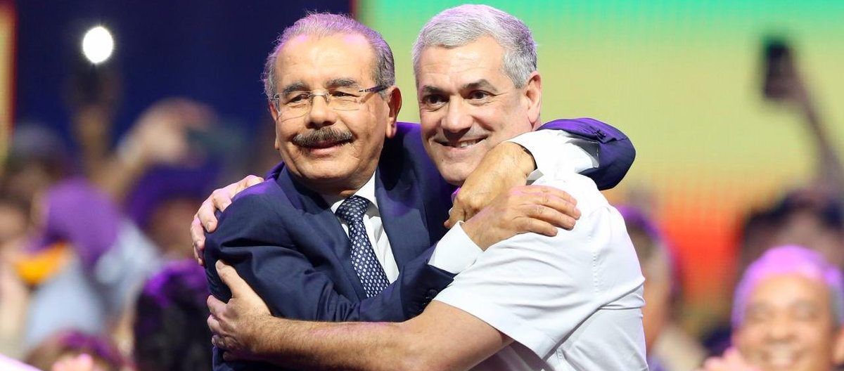 Danilo Medina y Gonzalo Castillo