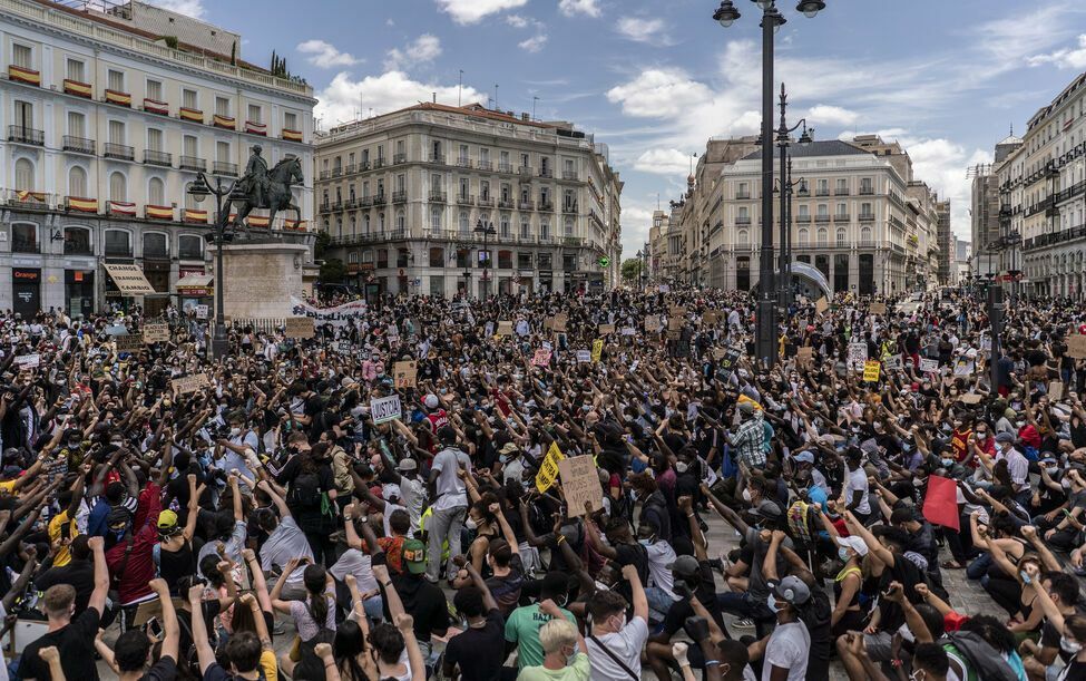 Manifestacion-memoria-George-Floyd-Madrid