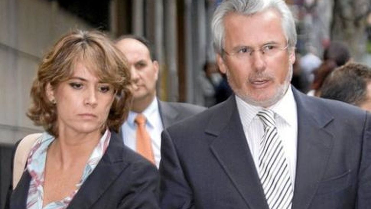 Garzón con Dolores Delgado en una imagen de archivo
