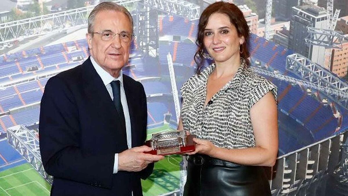 foto Ayuso y Florentino Pérez