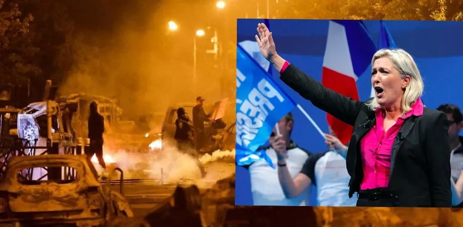 Victoria de Le Pen insurrección popular.