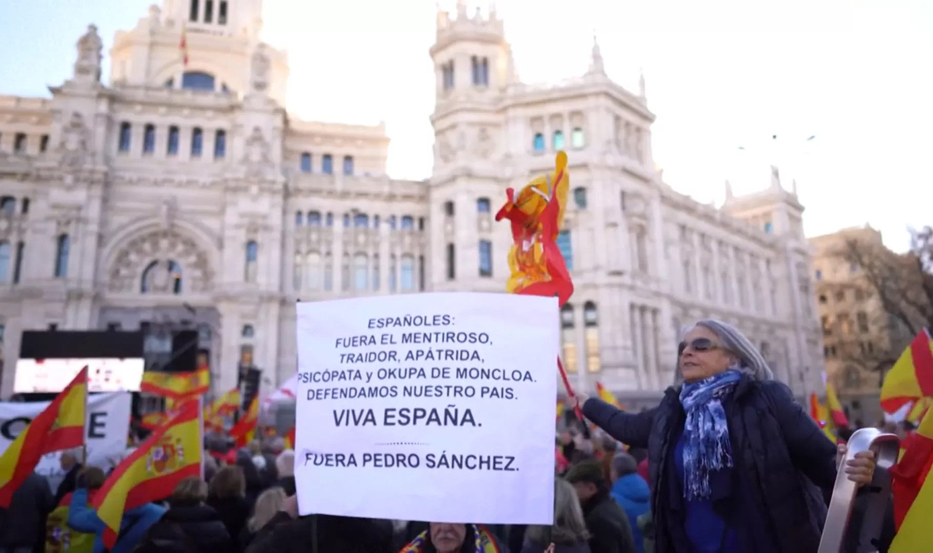 Manifestación ultra en Madrid