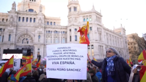 Manifestación ultra en Madrid 