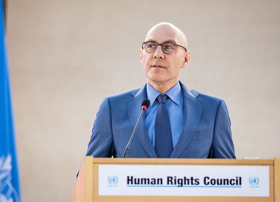 Volker Türk, Alto Comisionado de Naciones Unidas, durante una de sus intervenciones. | Foto: ONU