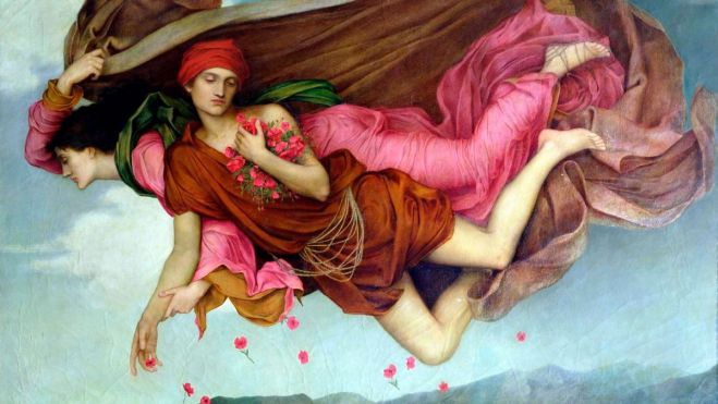 Evelyn De Morgan, La Noche y el Sueño, 1878. Wightwick Manor, Wolverhampton, England.