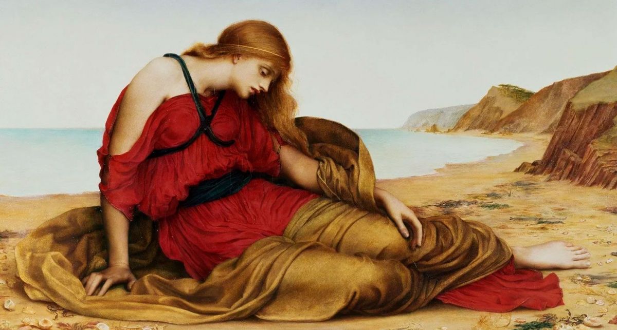 Evelyn De Morgan, Ariadne in Naxos, 1877. The De Morgan Collection, London.