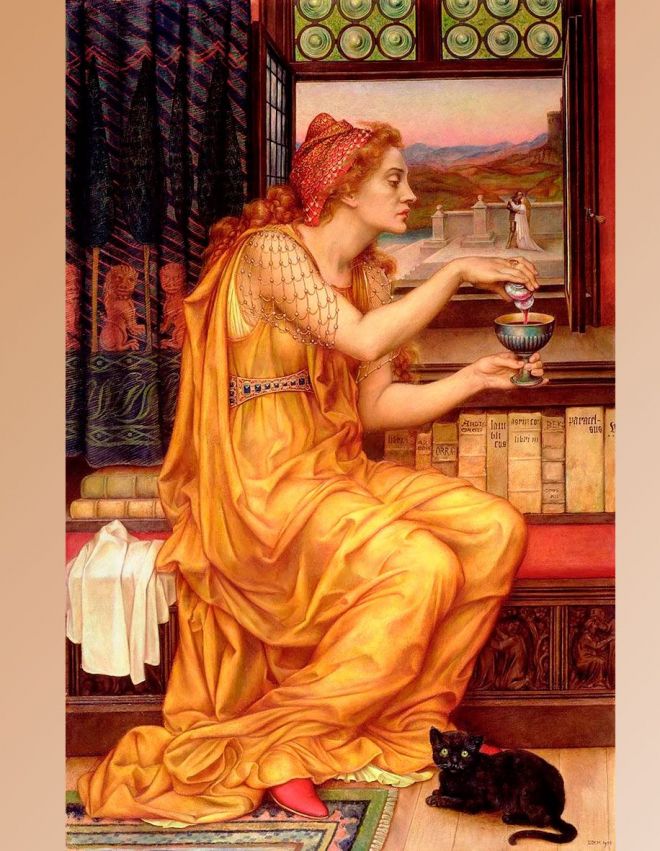 Evelyn de Morgan, The Love Potion, 1903. The De Morgan Collection, London