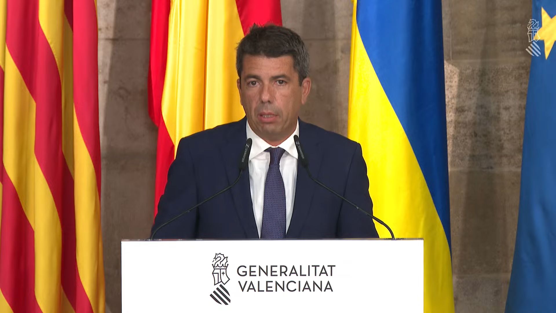 El presidente de la Comunidad Valenciana, Carlos Mazón  en una foto de archivo