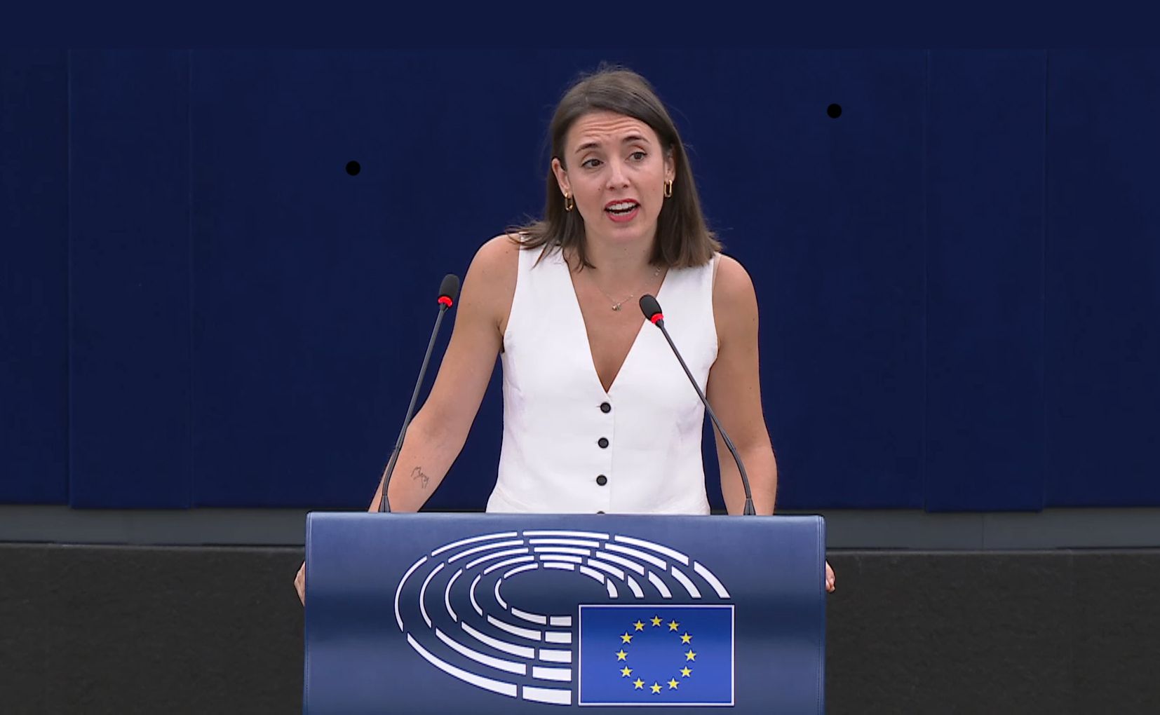 Discurso de Irene Montero defendiendo su candidatura al Parlamento Europeo por la izquierda