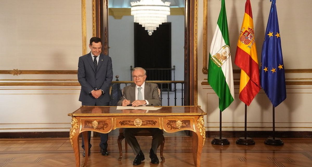 Firma del Acuerdo entre la Fundación La Caixa y la Junta de Andalucía