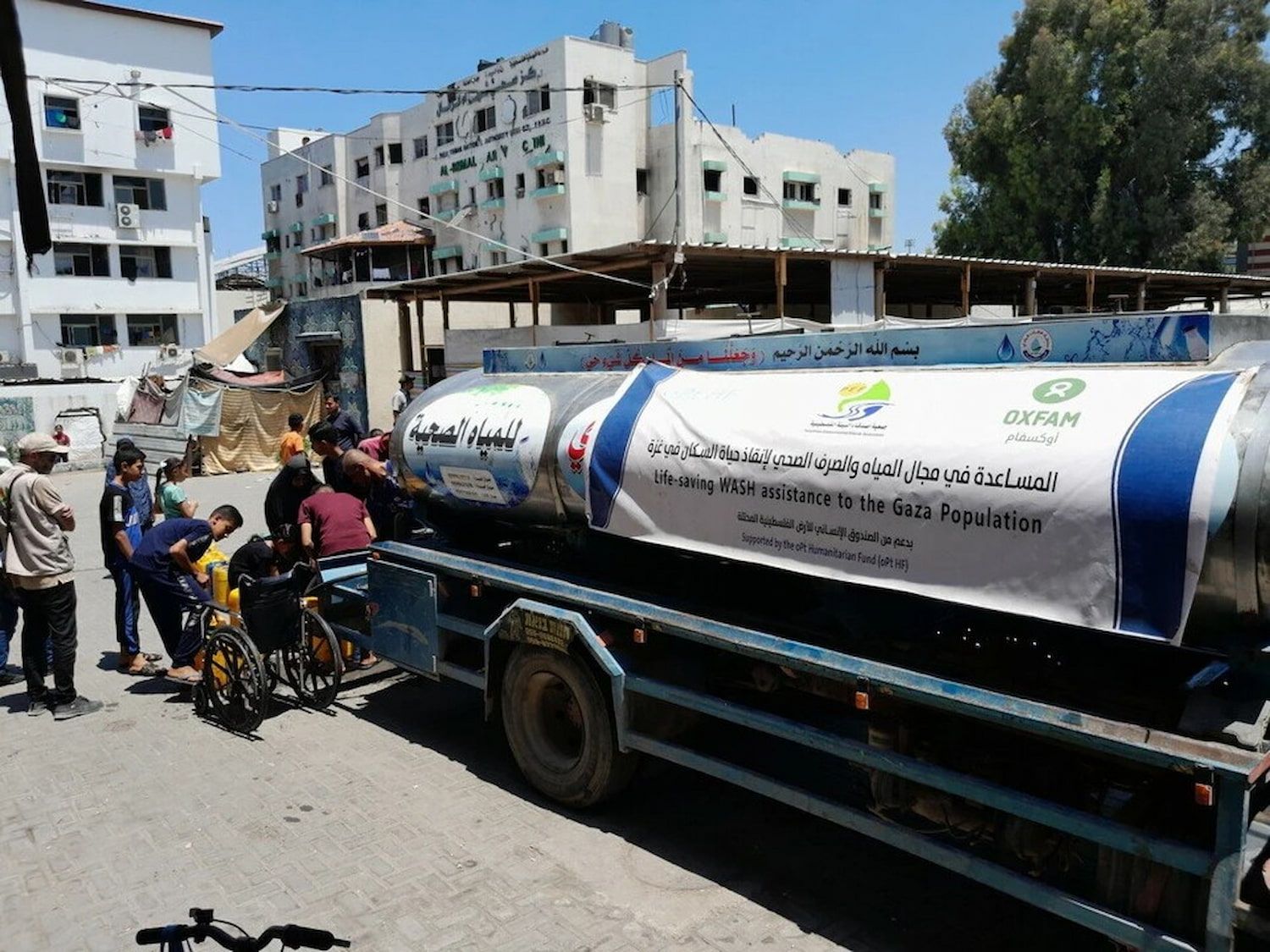 Israel utiliza el agua como arma en Gaza | Foto: Oxfam