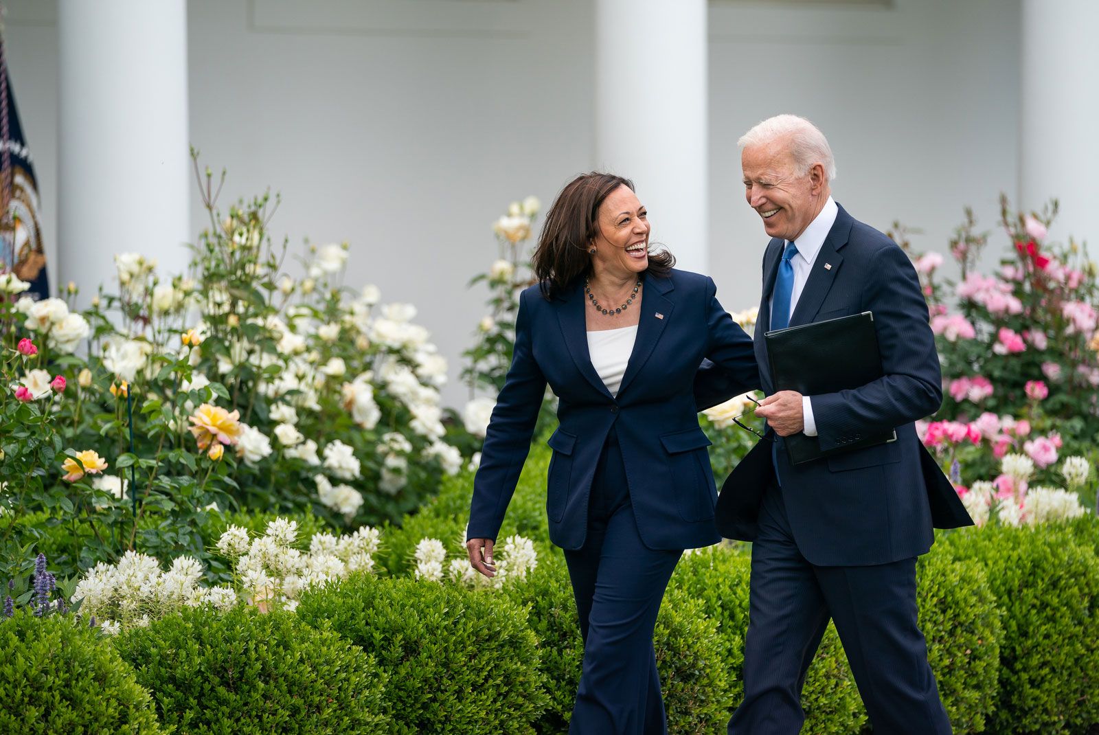 El presidente Joe Biden y la vicepresidenta Kamala Harris,
