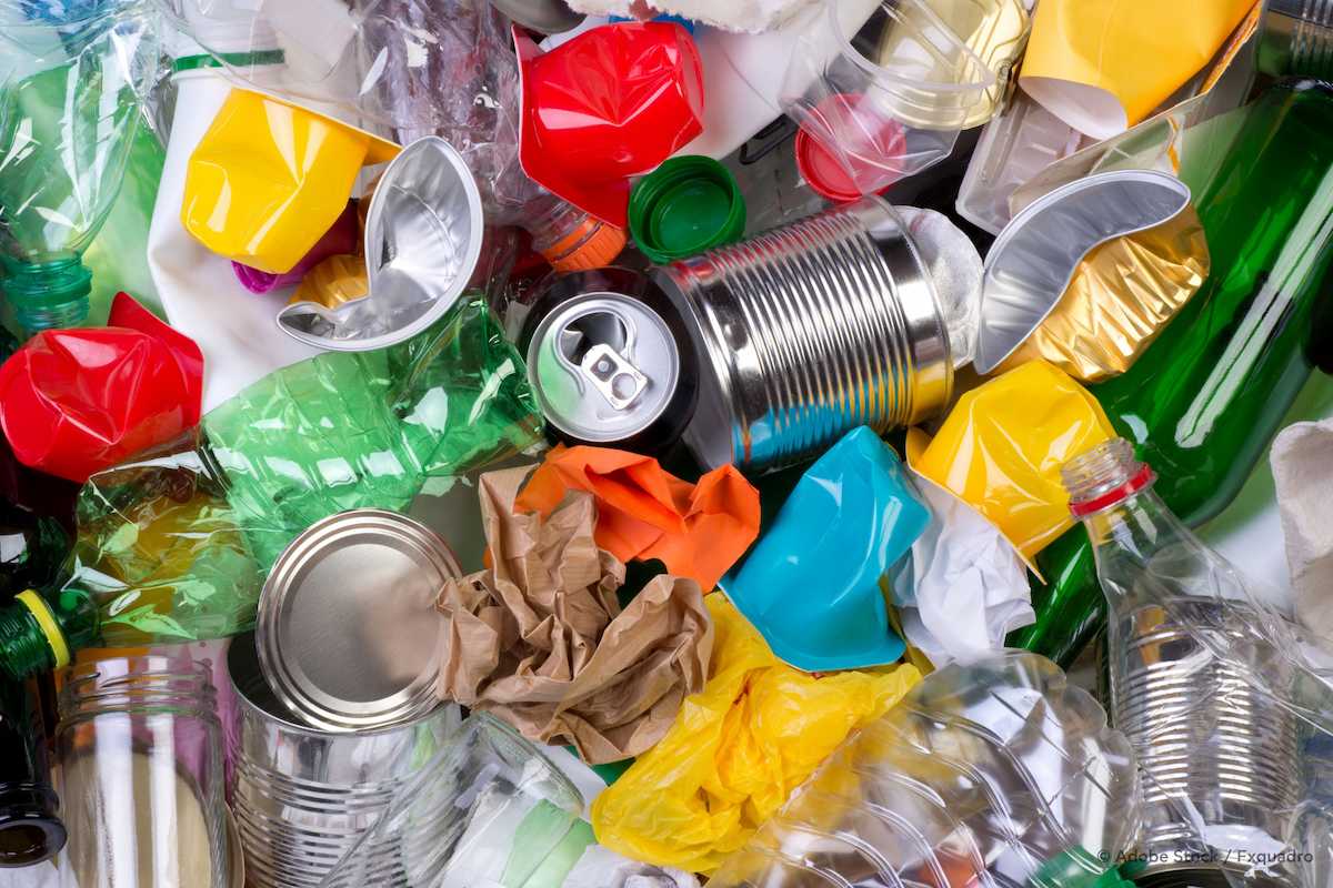 Según el informe de AECOC, el 34,3% del plástico utilizado por las empresas en sus envases es reciclado. | Foto: UE