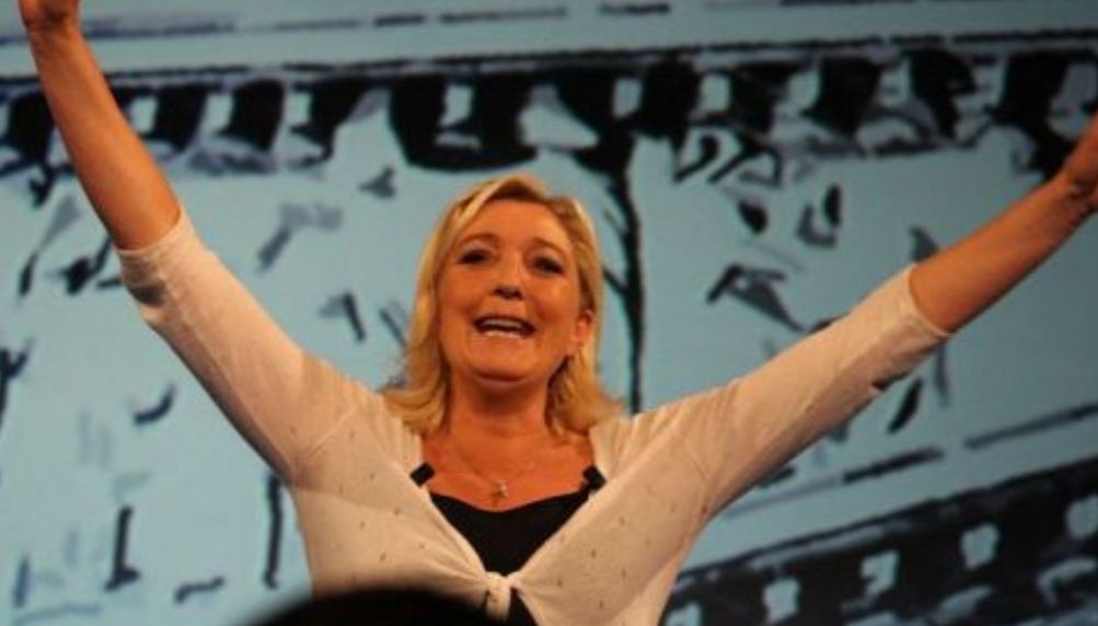 Foto de Marine Le Pen publicada en Diario16 en 2017