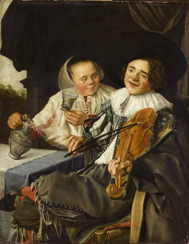 Judith Leyster, A Carousing Couple, 1630. Museo del Louvre, París.