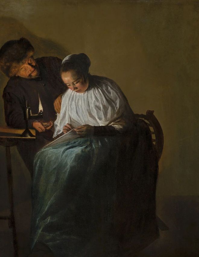 Judith Leyster, La proposición, 1631. Mauritshuis, La Haya.