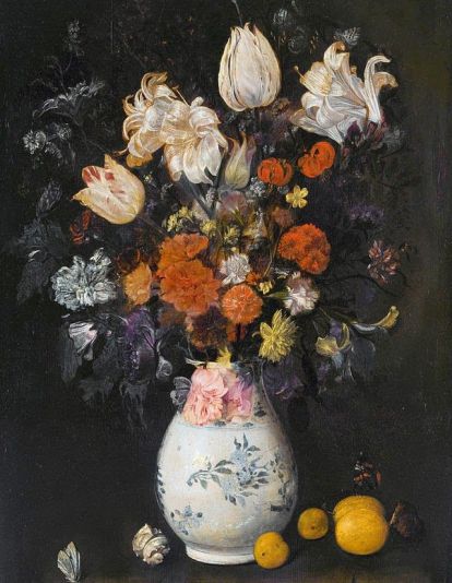 Flores en jarrón (1654)