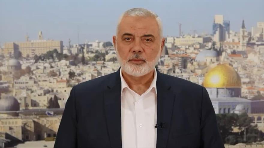 El jefe político del Movimiento de la Resistencia Islámica Palestina (HAMAS), Ismail Haniya