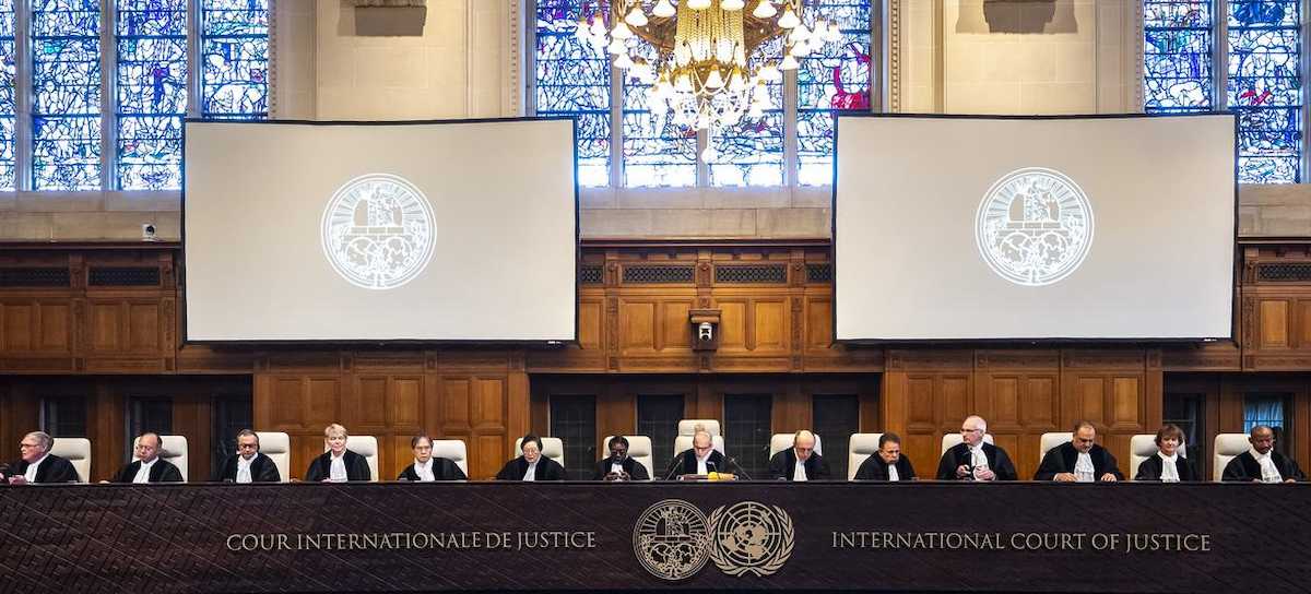 Israel bajo la lupa de los magistrados de la Corte Internacional de Justicia. | Foto: CIJ