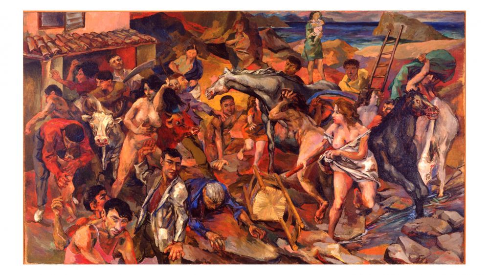 Renato Guttuso, Fuga del Etna (1940; Roma, Galleria Nazionale d’Arte Moderna e Contemporanea)