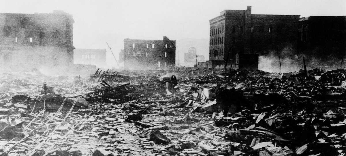 Hiroshima después de que Estados Unidos lanzara una bomba nuclear el 6 de agosto de 1945. | Foto: ONU/Mitsugu Kishida