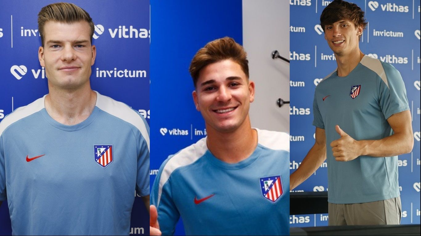 Tres eran, tres, los fichajes del Atleti