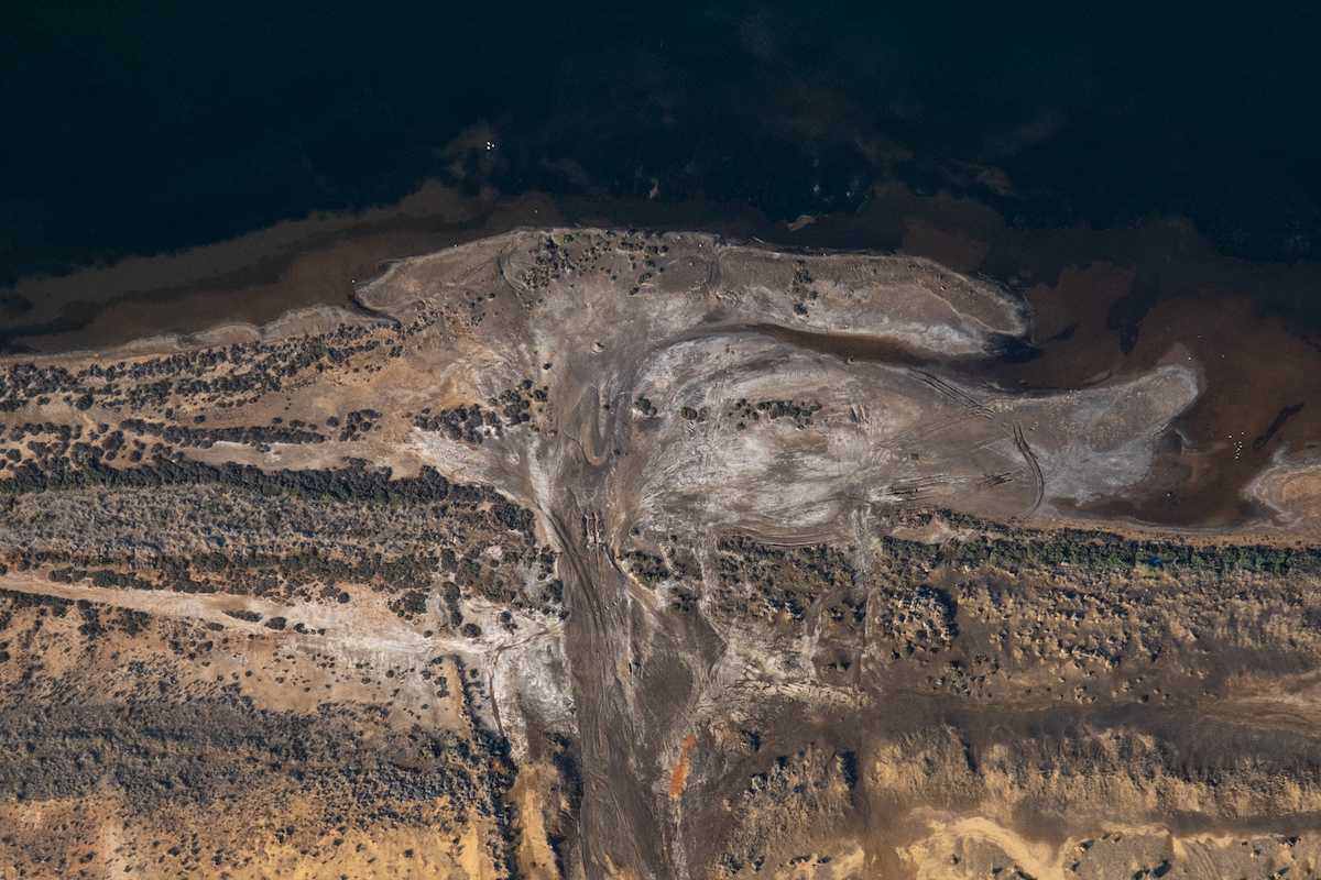 En 2019 y 2021 se produjo una mortalidad masiva de peces que puso el Mar Menor al borde de la catástrofe ecológica. | Foto: Pedro Armestre/Greenpeace